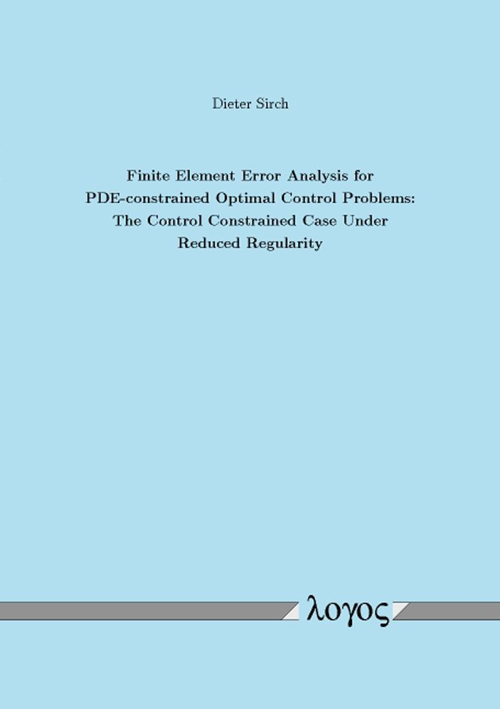Finite Element Error Analysis for PDE-constrained Optimal Control Problems: The Control Constrained Case Under Reduced Regularity