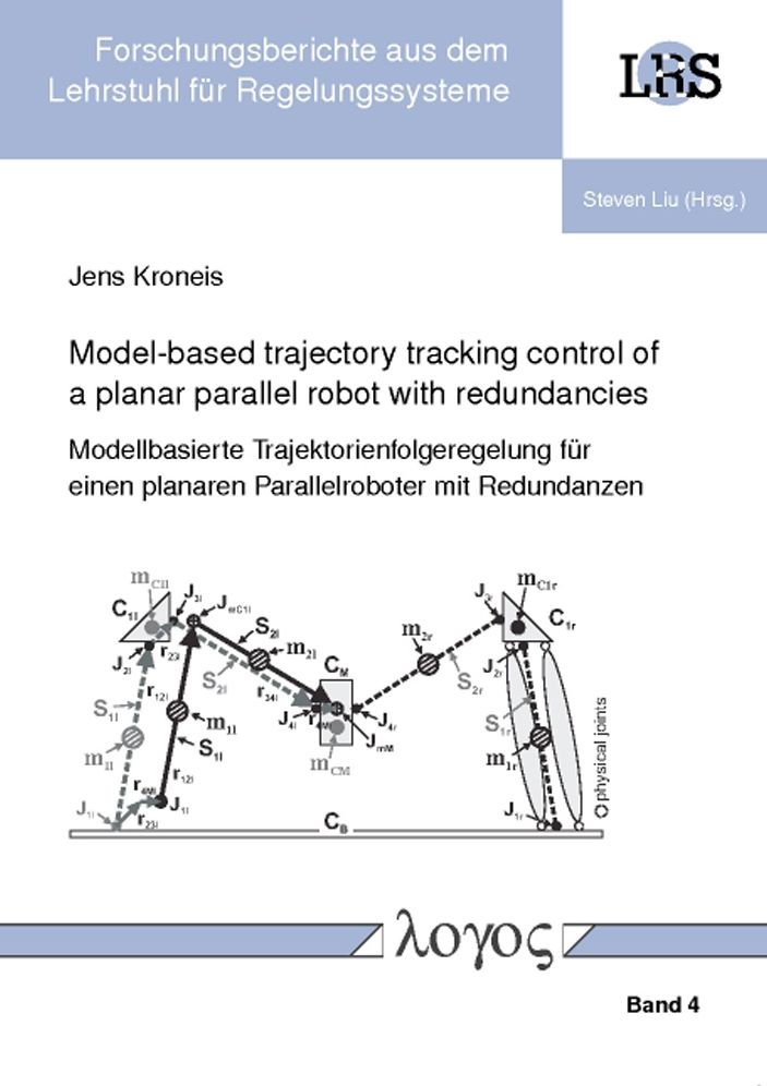 Model-based trajectory tracking control of a planar parallel robot with redundancies