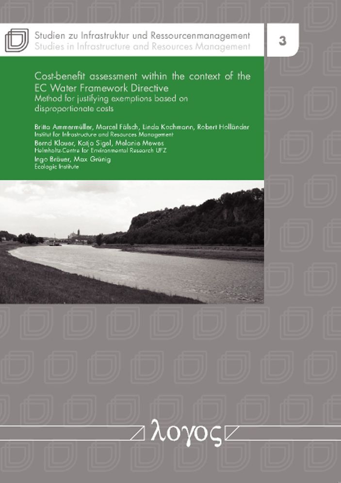 Cost-benefit assessment within the context of the EC Water Framework Directive: Method for justifying exemptions based on disproportionate costs