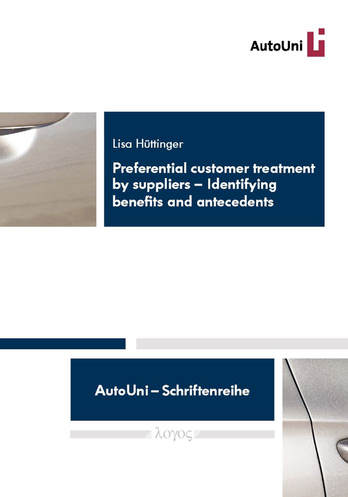 Preferential customer treatment by suppliers: Identifying benefits and antecedents