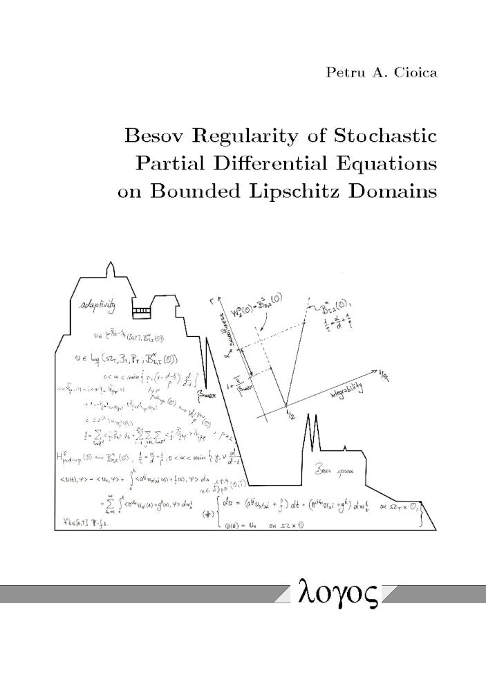 Besov Regularity of Stochastic Partial Differential Equations on Bounded Lipschitz Domains