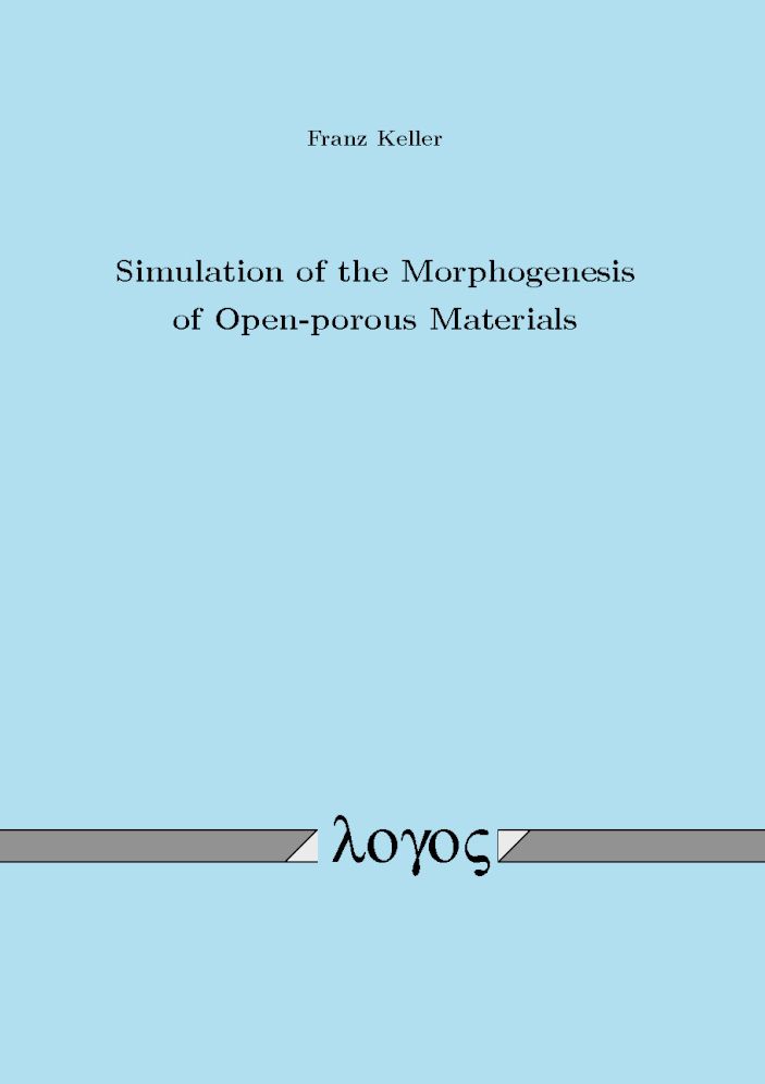 Simulation of the Morphogenesis of Open--porous Materials
