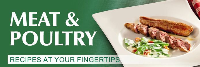 Meat & Poultry: Handy Recipe Collection to Store or Hang in Your Kitchen