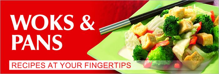 Woks & Pans: Handy Recipe Collection to Store or Hang in Your Kitchen