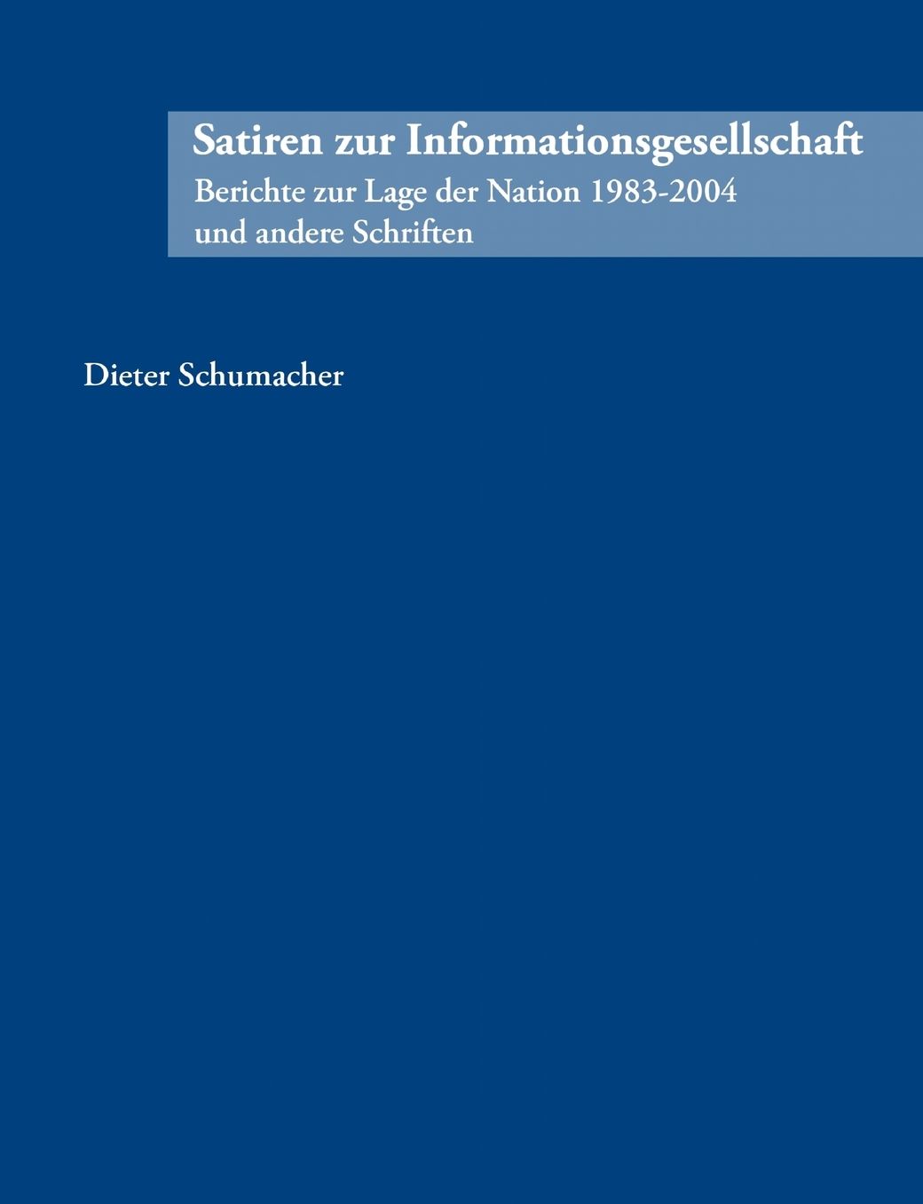Satiren Zur Informationsgesellschaft