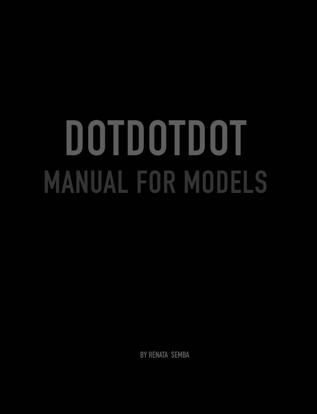 Dot Dot Dot Manual For Models