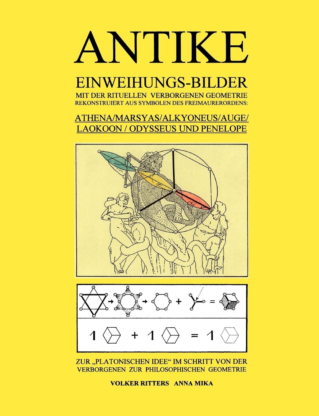 Antike Einweihungs-Bilder Mit Der Rituellen Verborgenen Geometrie