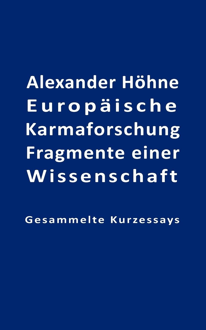 Europ ische Karmaforschung