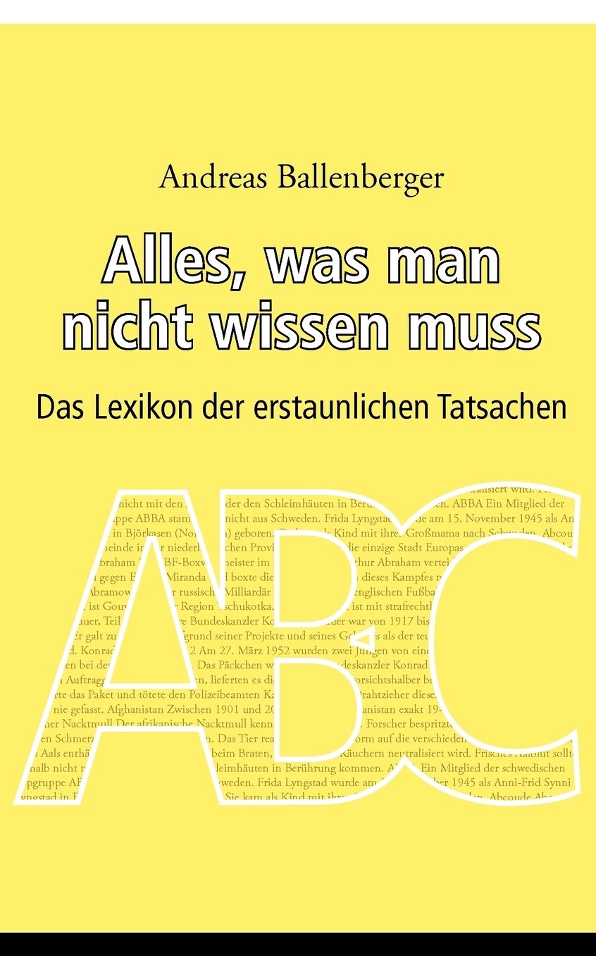Alles, Was Man Nicht Wissen Muss