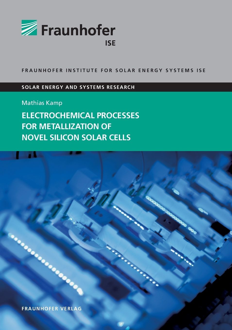 Electrochemical Processes for Metallization of Novel Silicon Solar Cells.