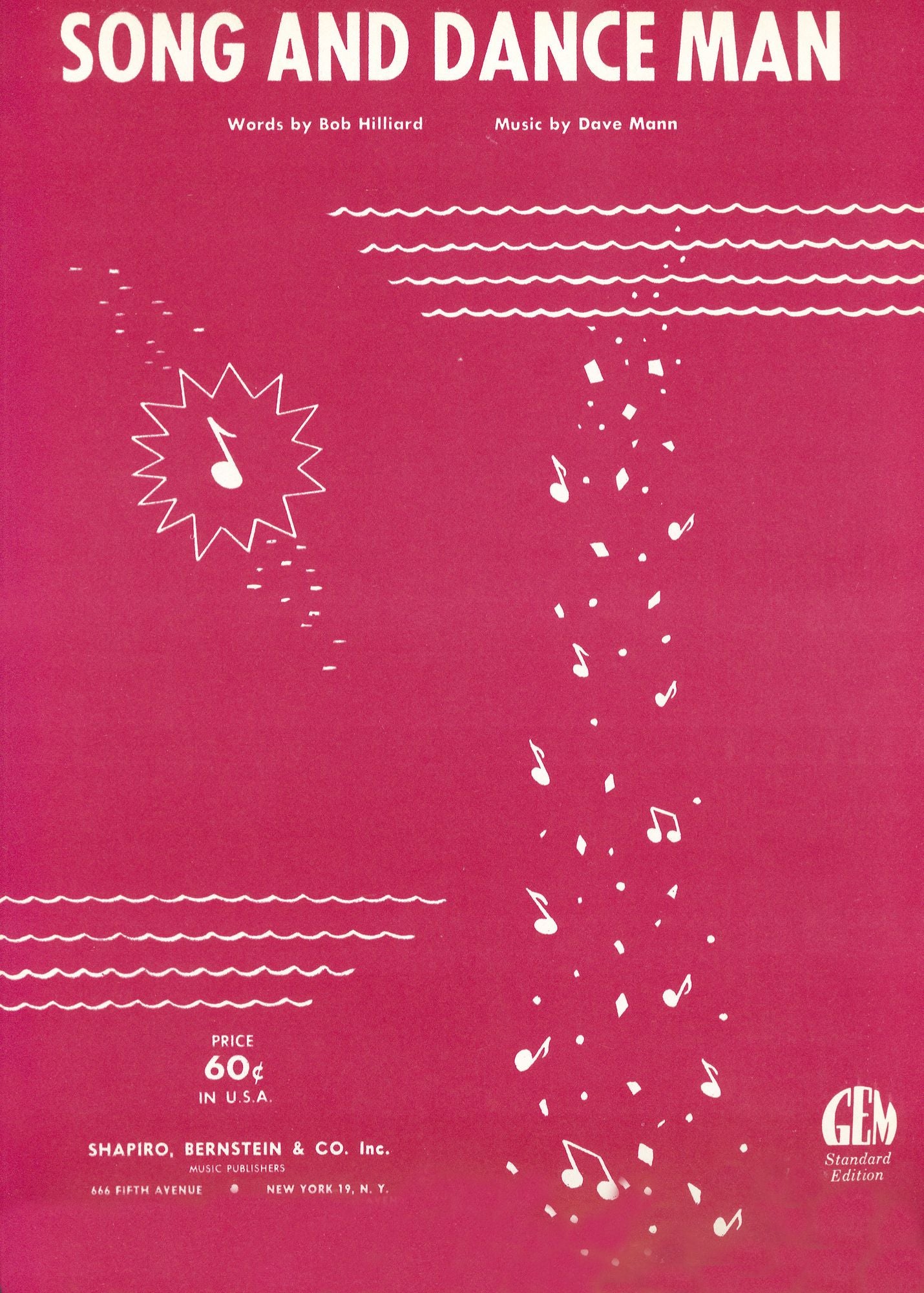 Song And Dance Man: Popular Standard; Single Songbook