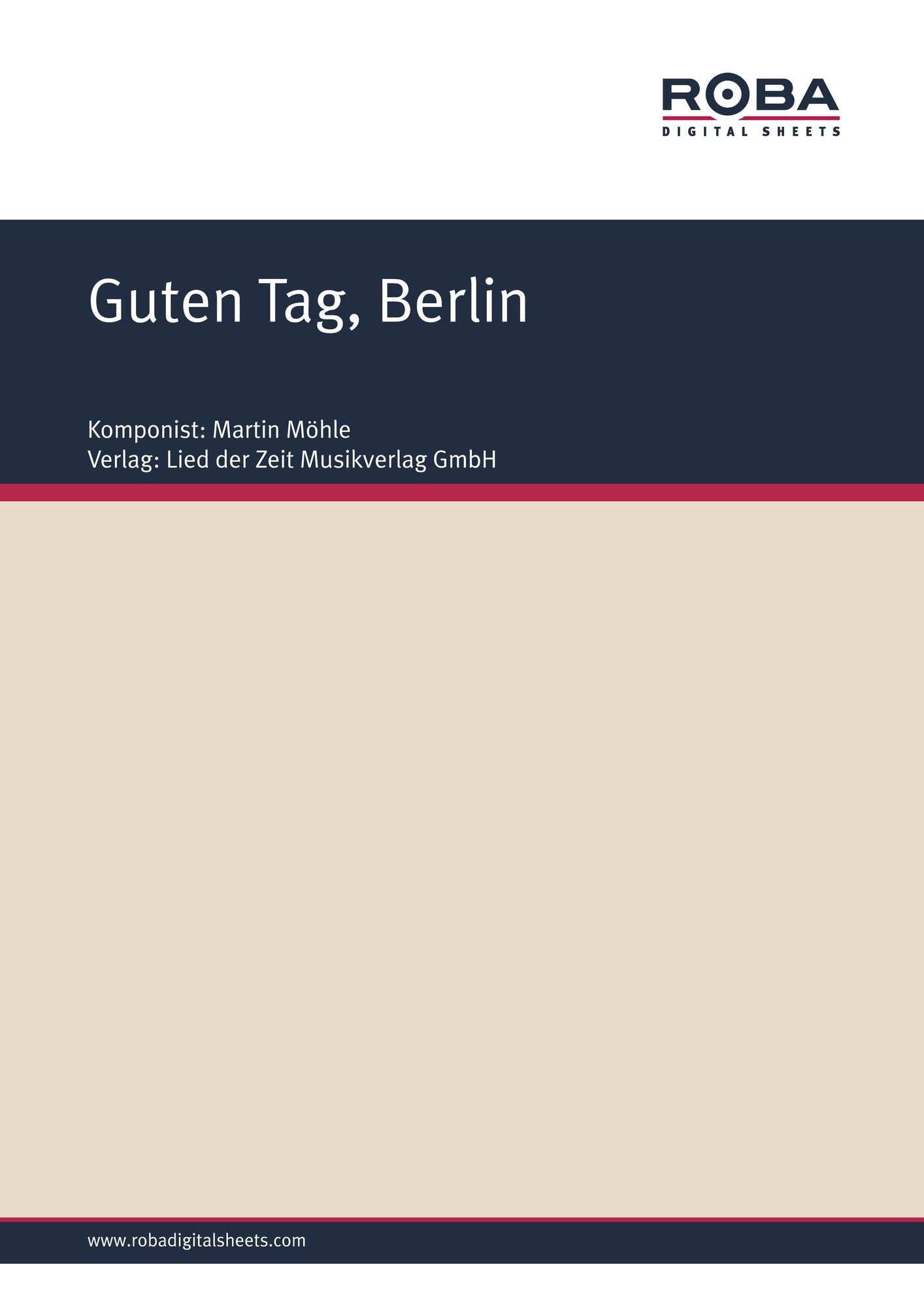 Guten Tag, Berlin : Single Songbook