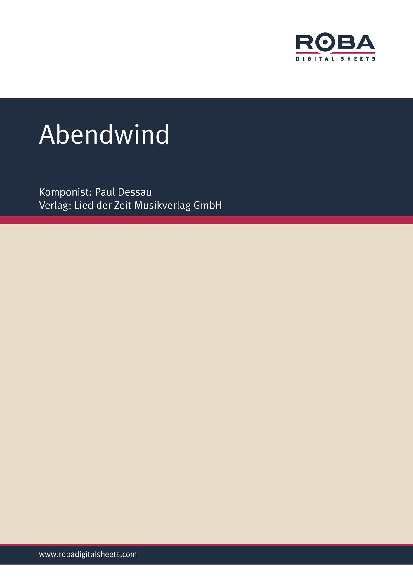 Abendwind: Single Songbook