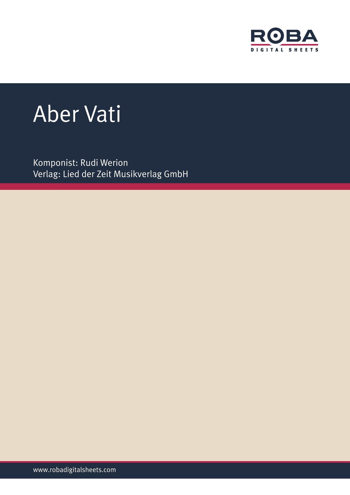 Aber Vati : Single Songbook