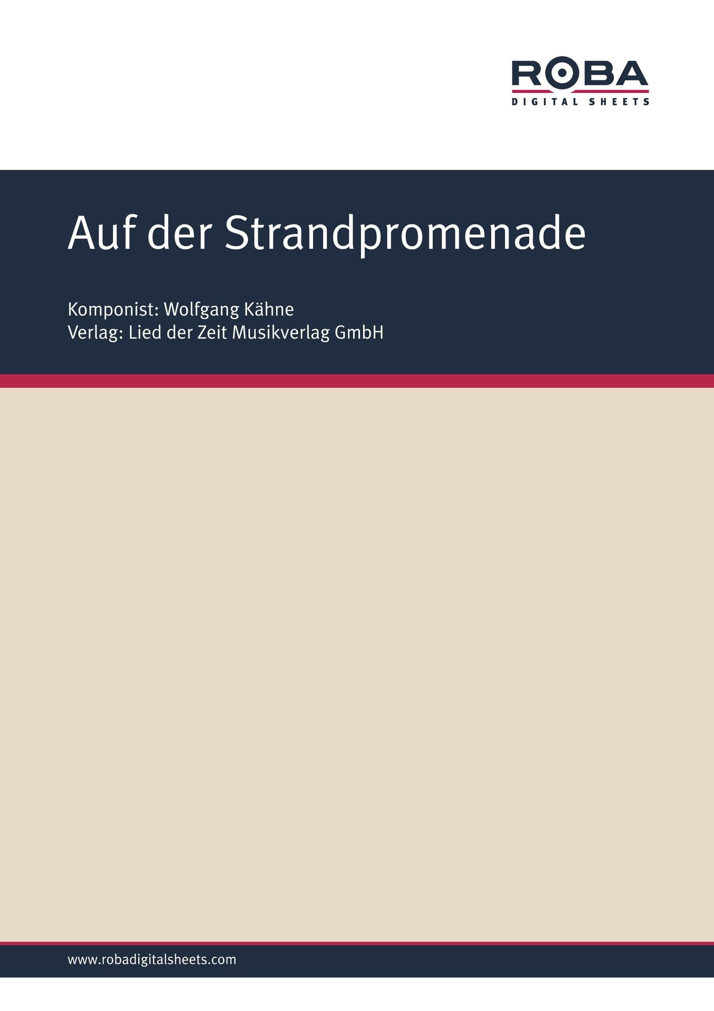 Auf der Strandpromenade: Single Songbook