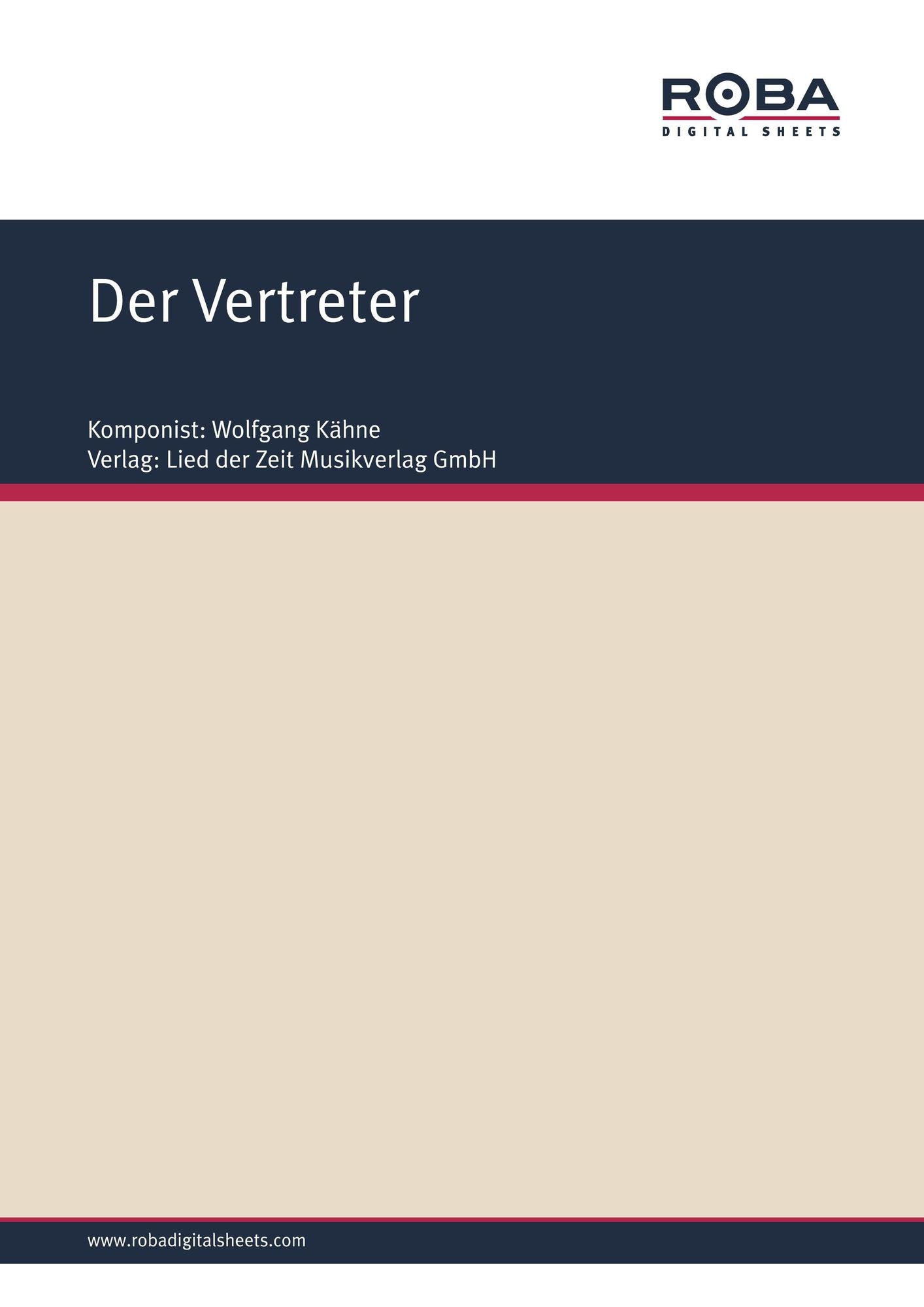Der Vertreter : Single Songbook