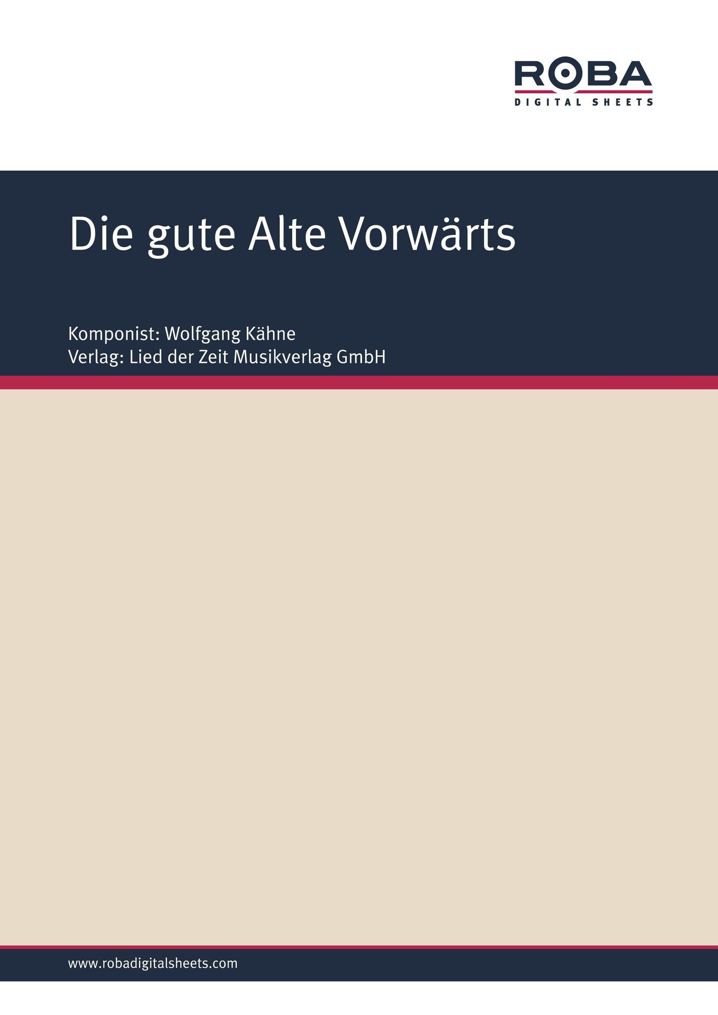 Die gute Alte Vorwärts: Single Songbook