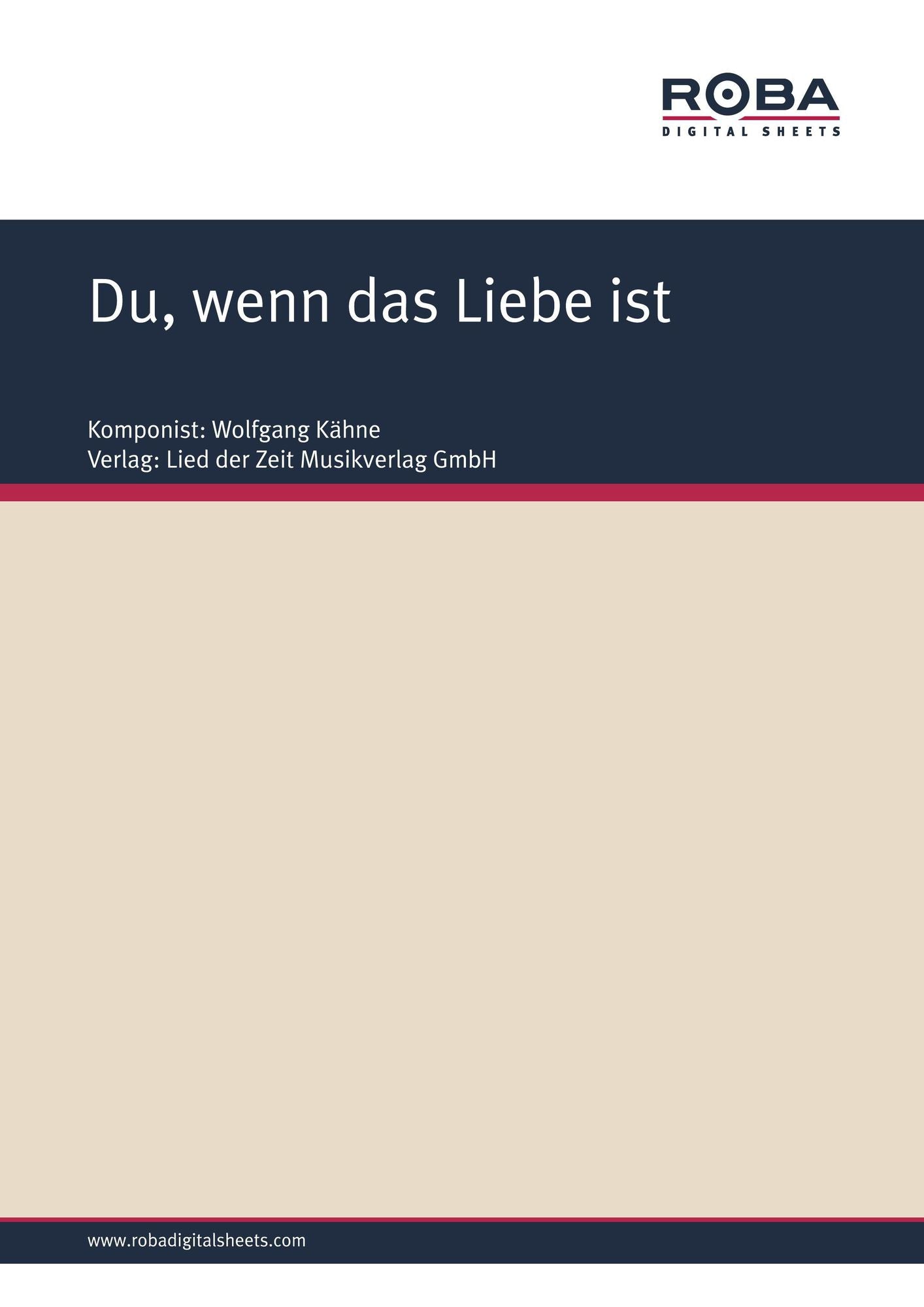 Du, wenn das Liebe ist : Single Songbook