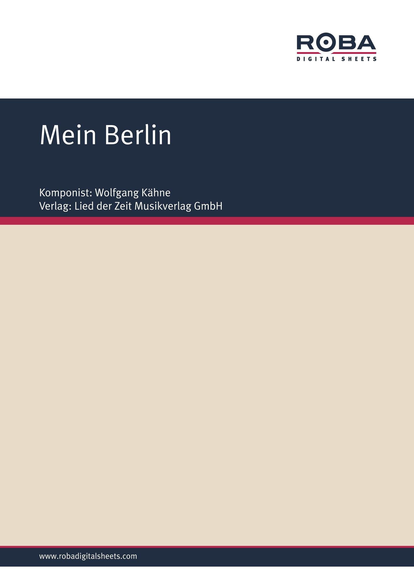 Mein Berlin : Single Songbook