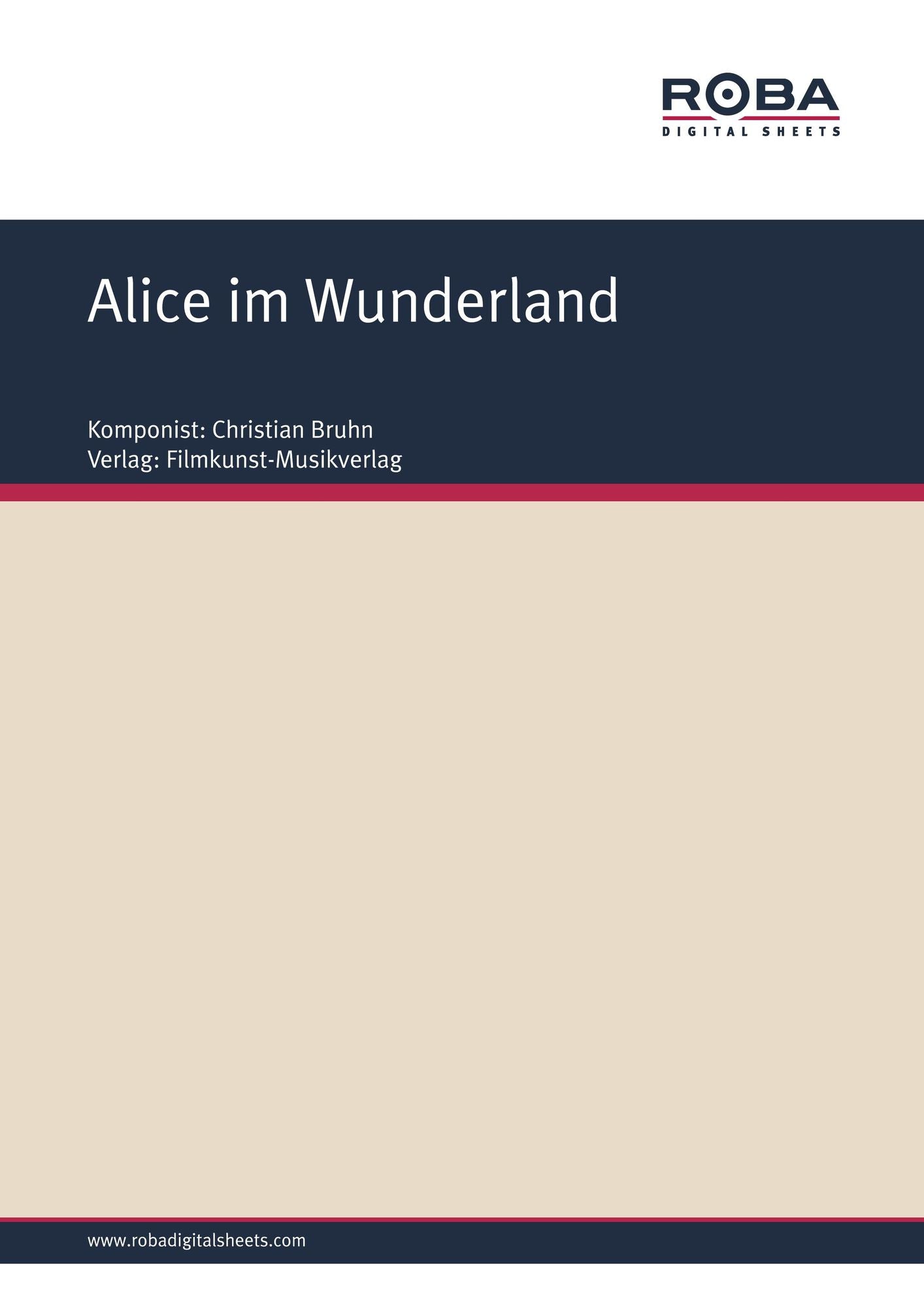 Alice im Wunderland: Single Songbook (Standard / F#-Major)