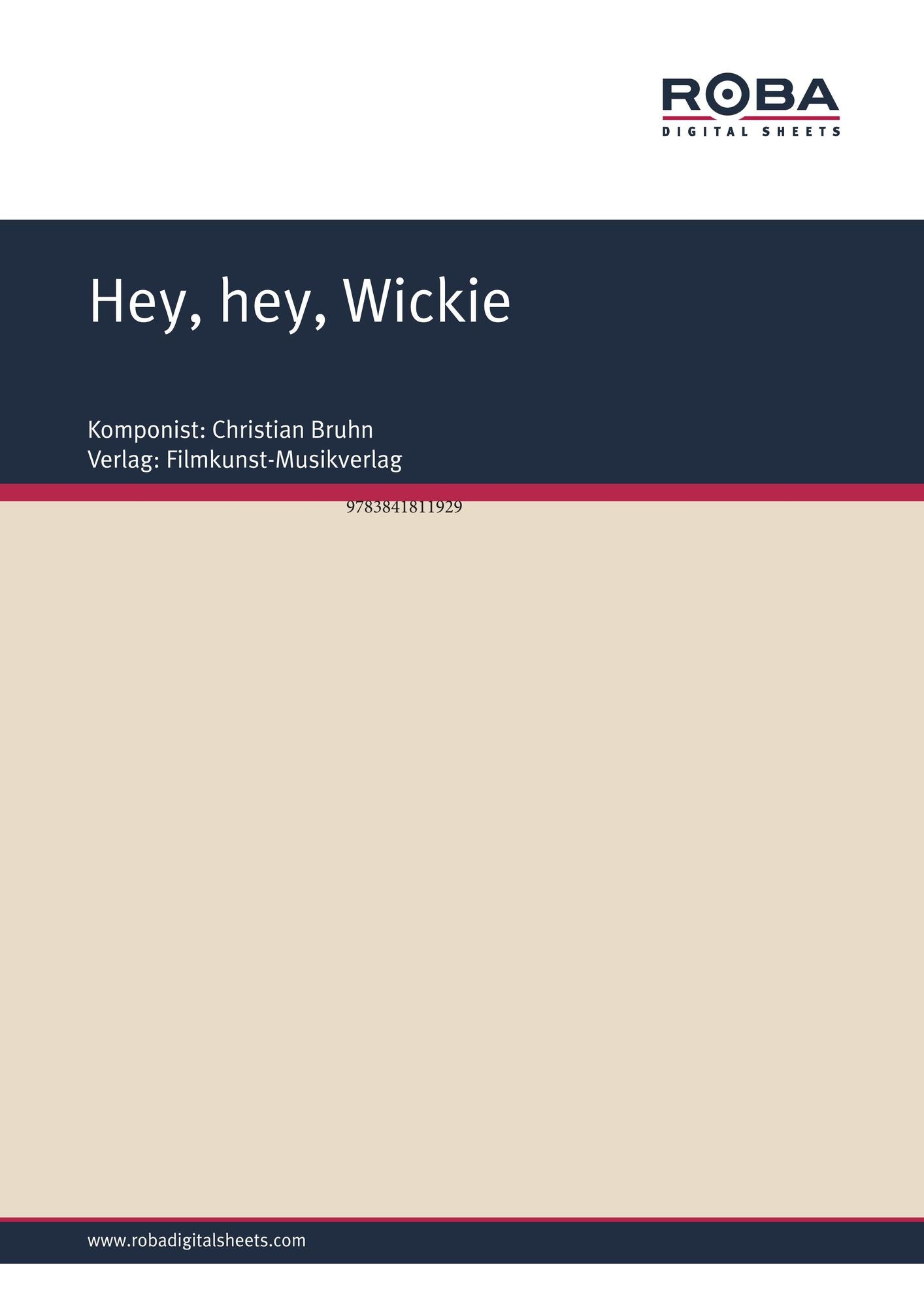Hey, hey, Wickie: Single Songbook (Piano Level 2 / A-Major)