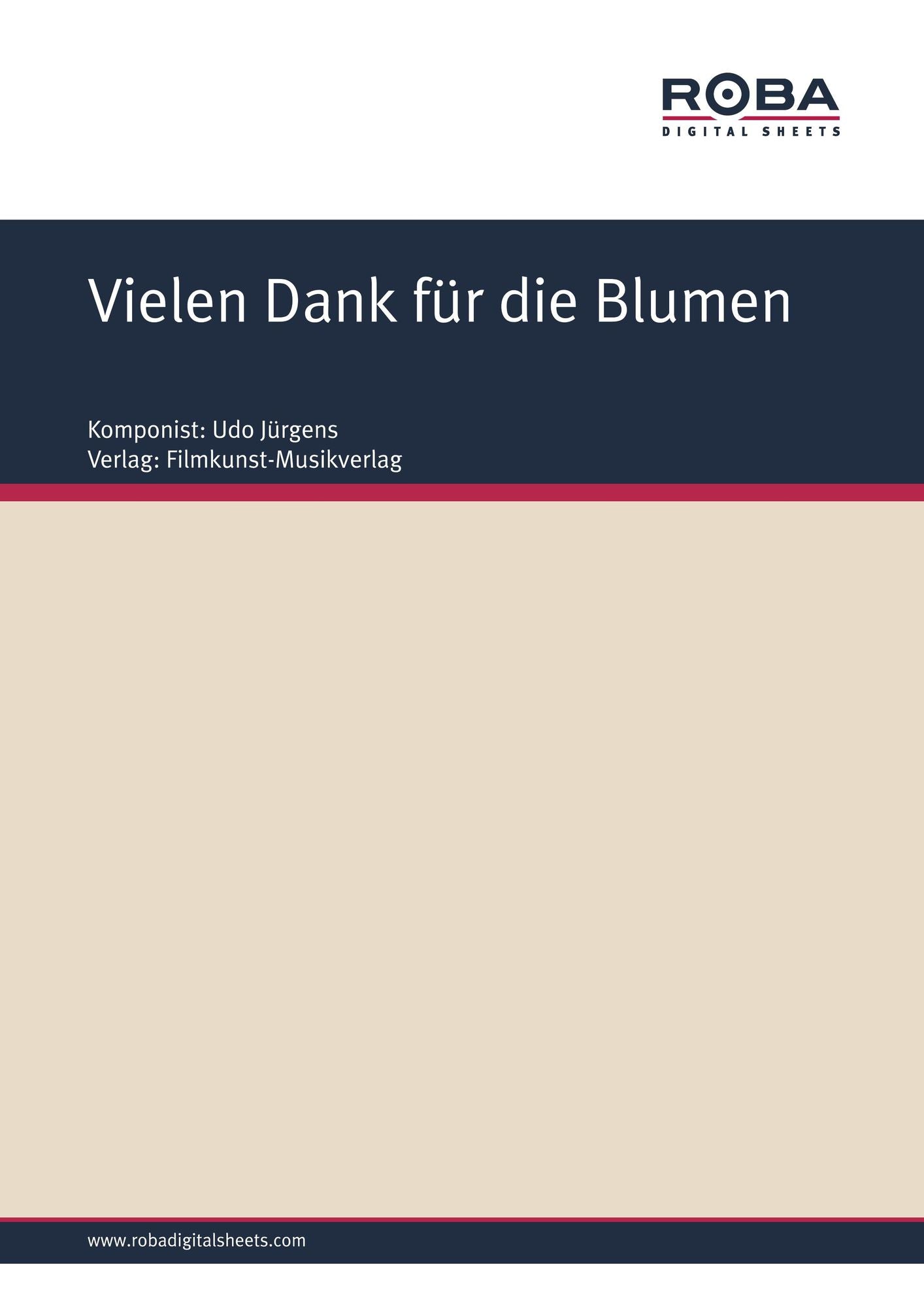 Vielen Dank für die Blumen: Single Songbook