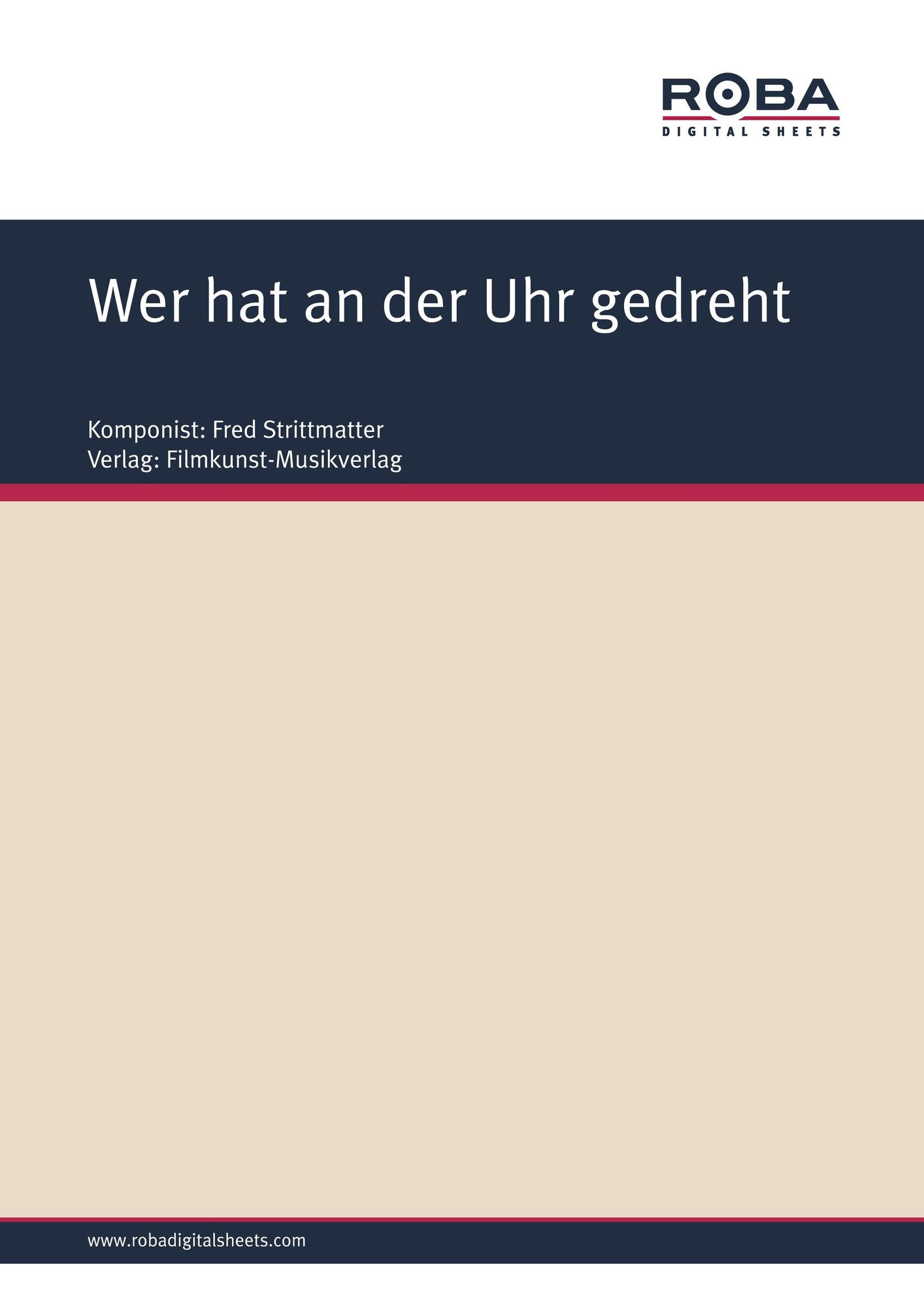 Wer hat an der Uhr gedreht: Single Songbook