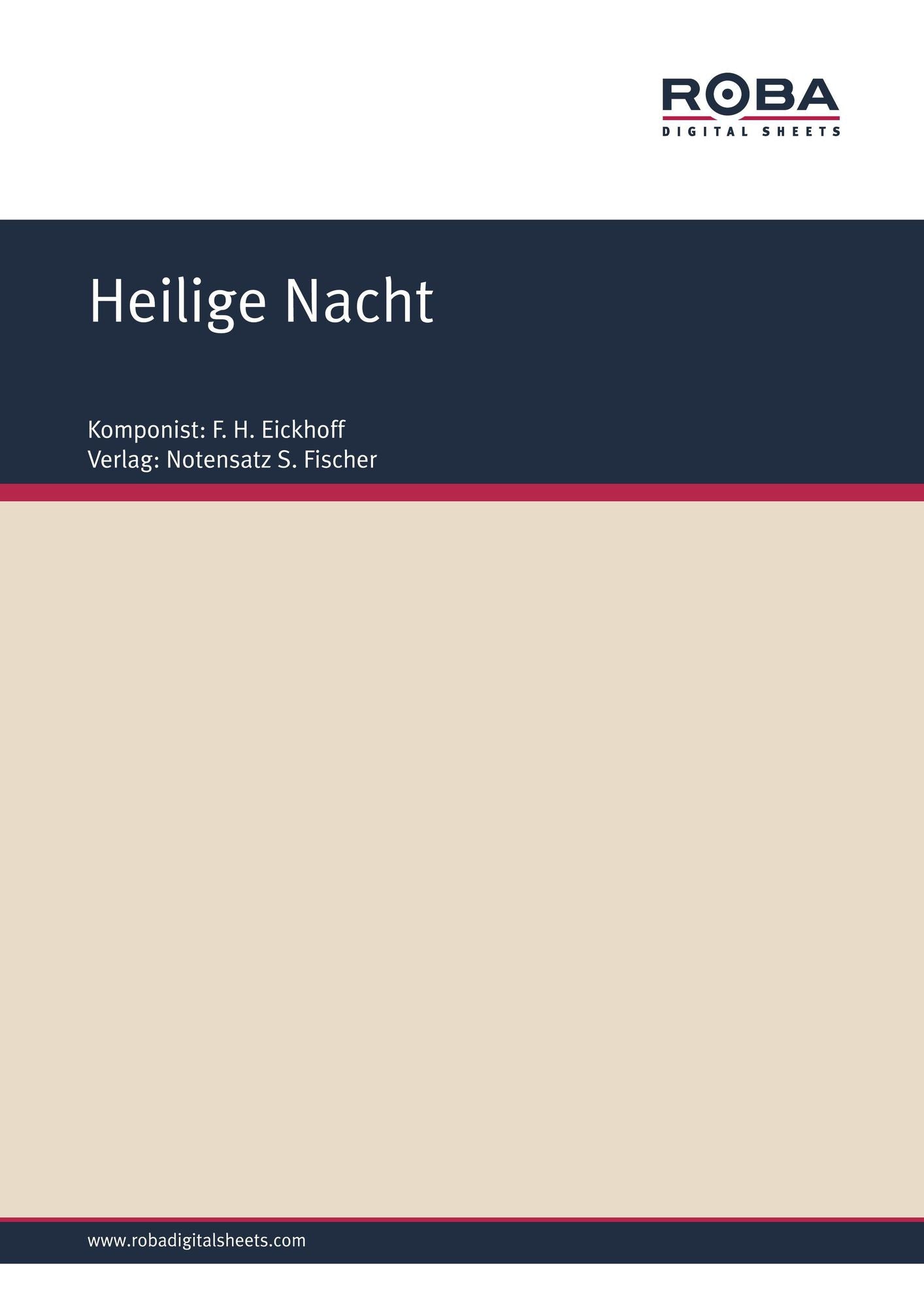 Heilige Nacht: Sheet Music