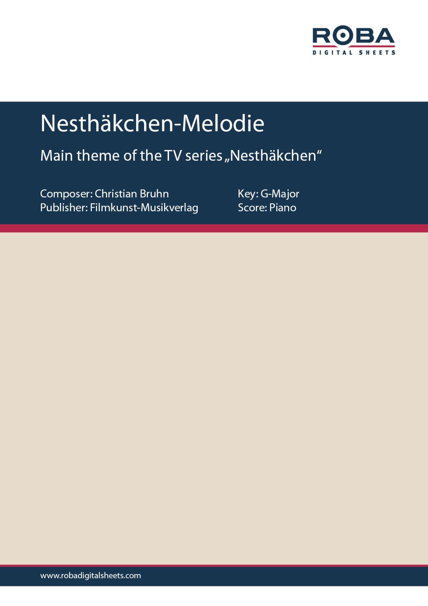 Nesthäkchen-Melodie: Single Songbook