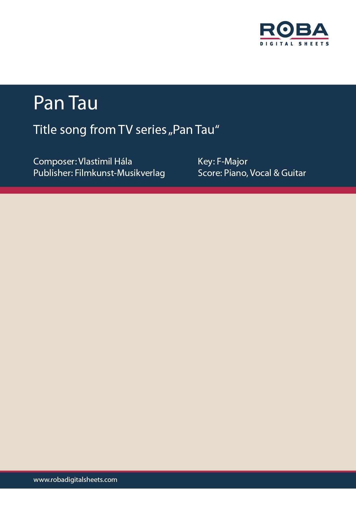Pan Tau : Single Songbook; Title song from TV series "Pan Tau"