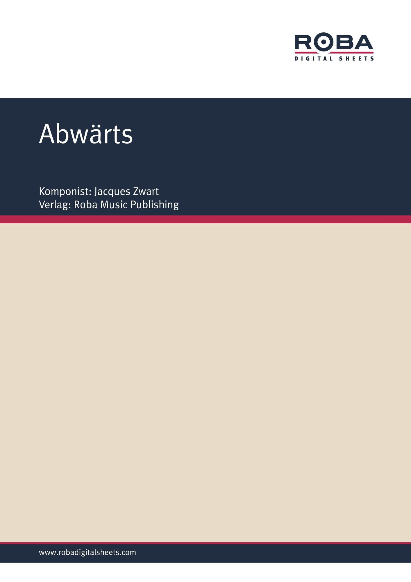 Abwärts : from the movie "Abwärts", Single Songbook