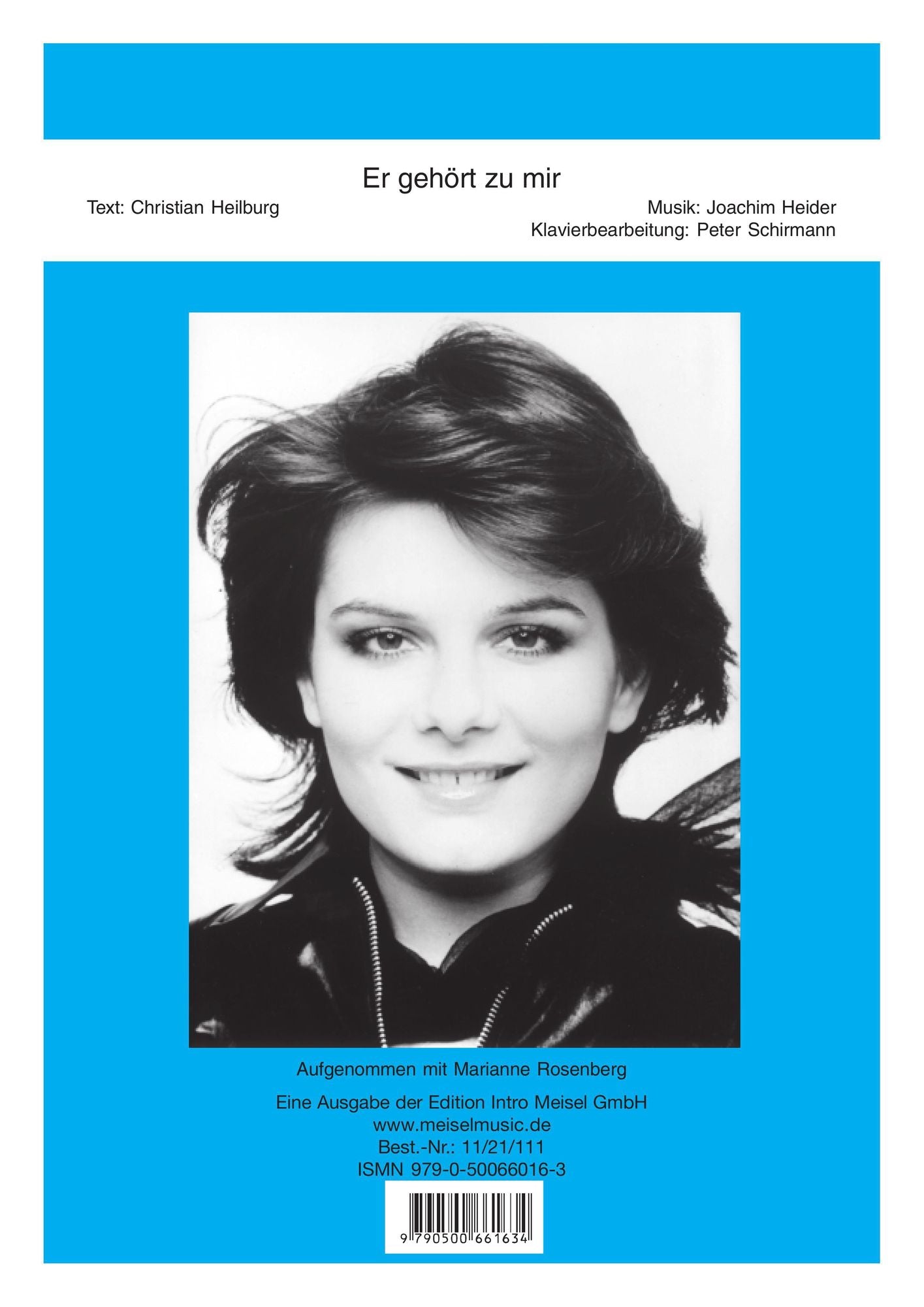 Er gehört zu mir: as performed by Marianne Rosenberg, Single Songbook