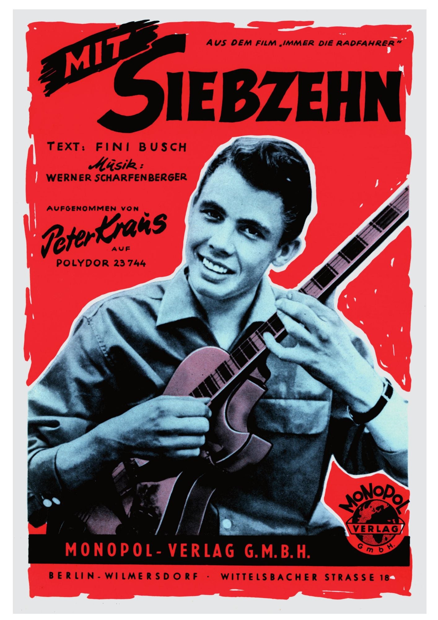 Mit Siebzehn: as performed by Peter Kraus, Single Songbook