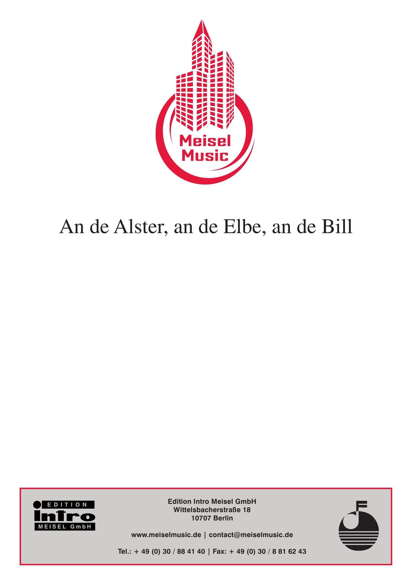 An de Alster, an de Elbe, an de Bill : Single Songbook