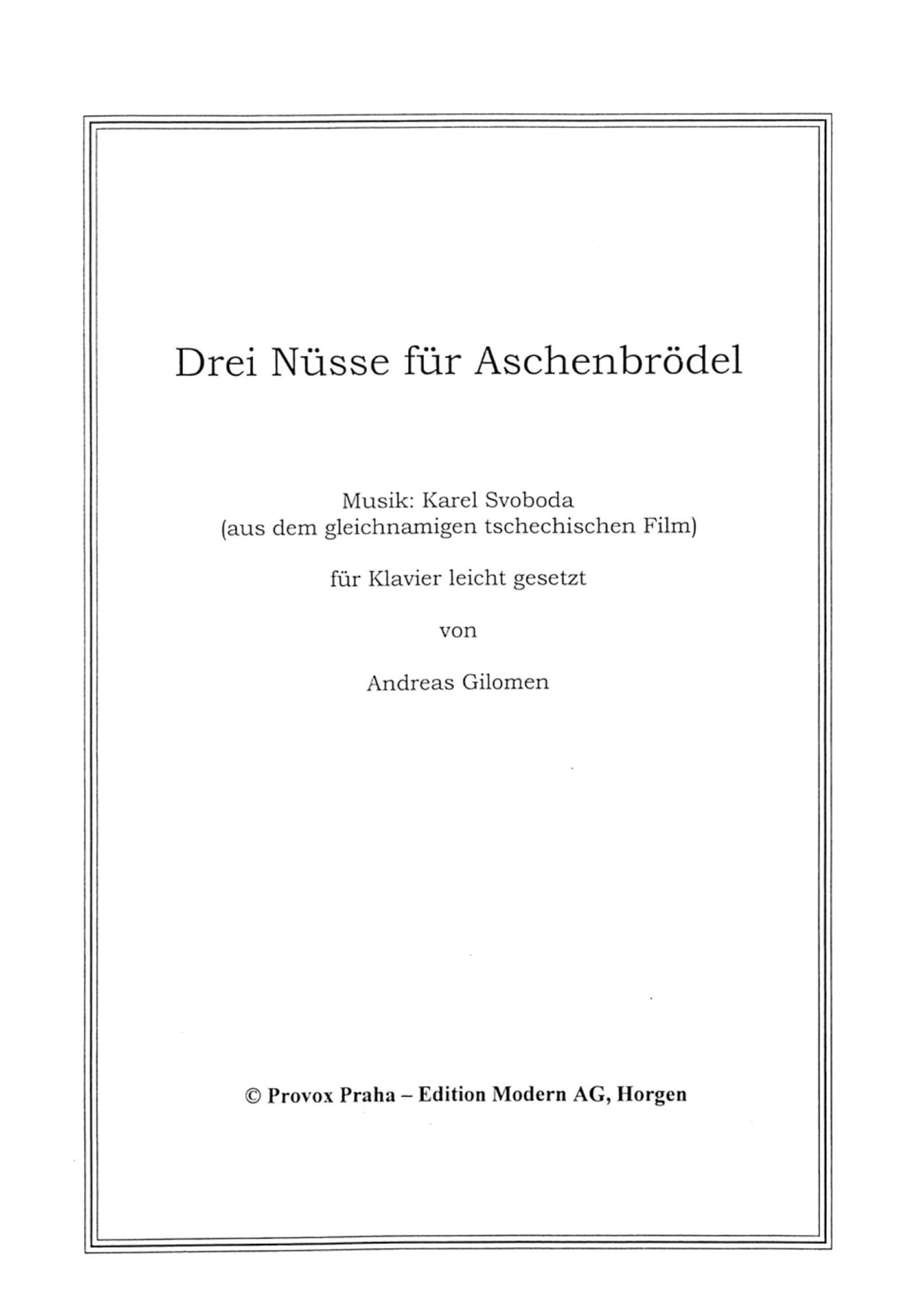 Drei Nüsse für Aschenbrödel: Single Songbook