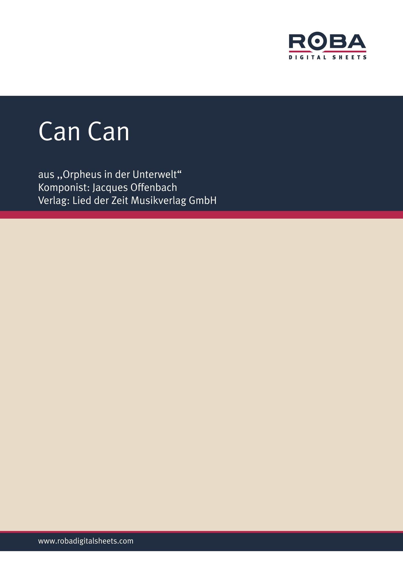 Can Can: aus ,,Orpheus in der Unterwelt"