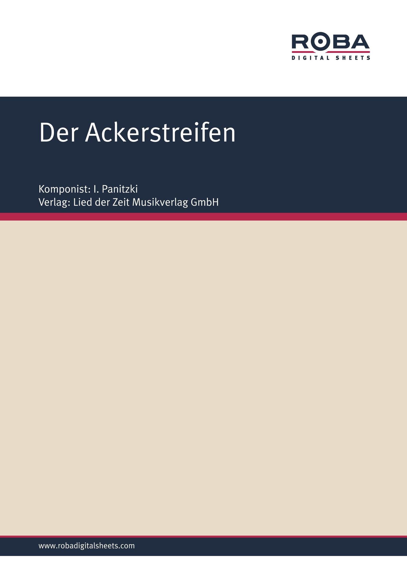 Der Ackerstreifen: Russische Volksweise