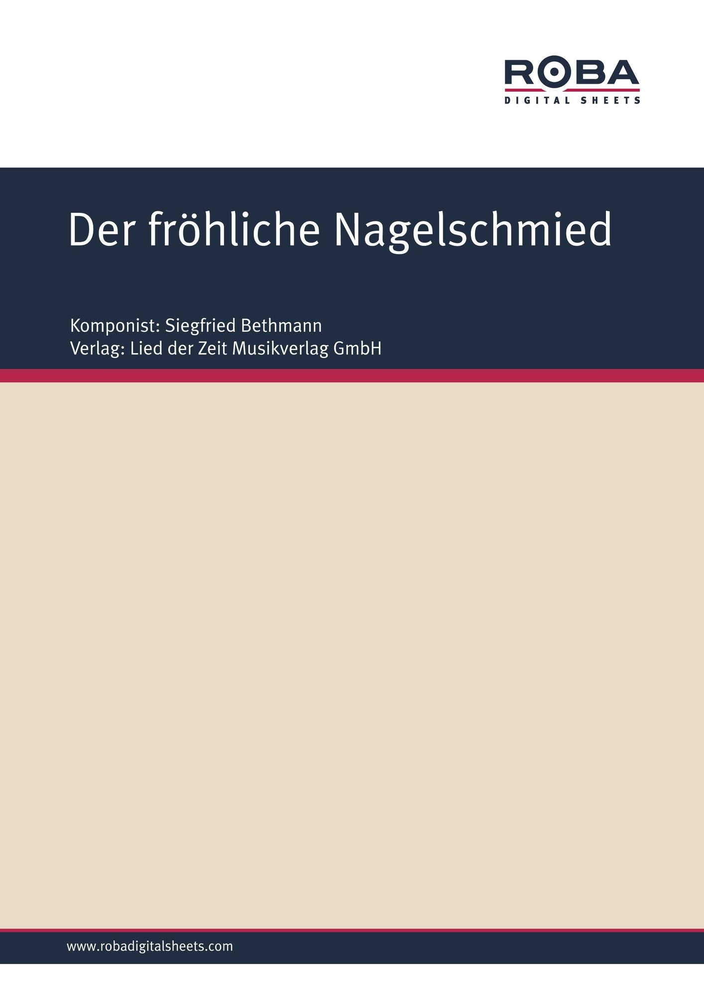 Der fröhliche Nagelschmied: Harzer Rheinländer