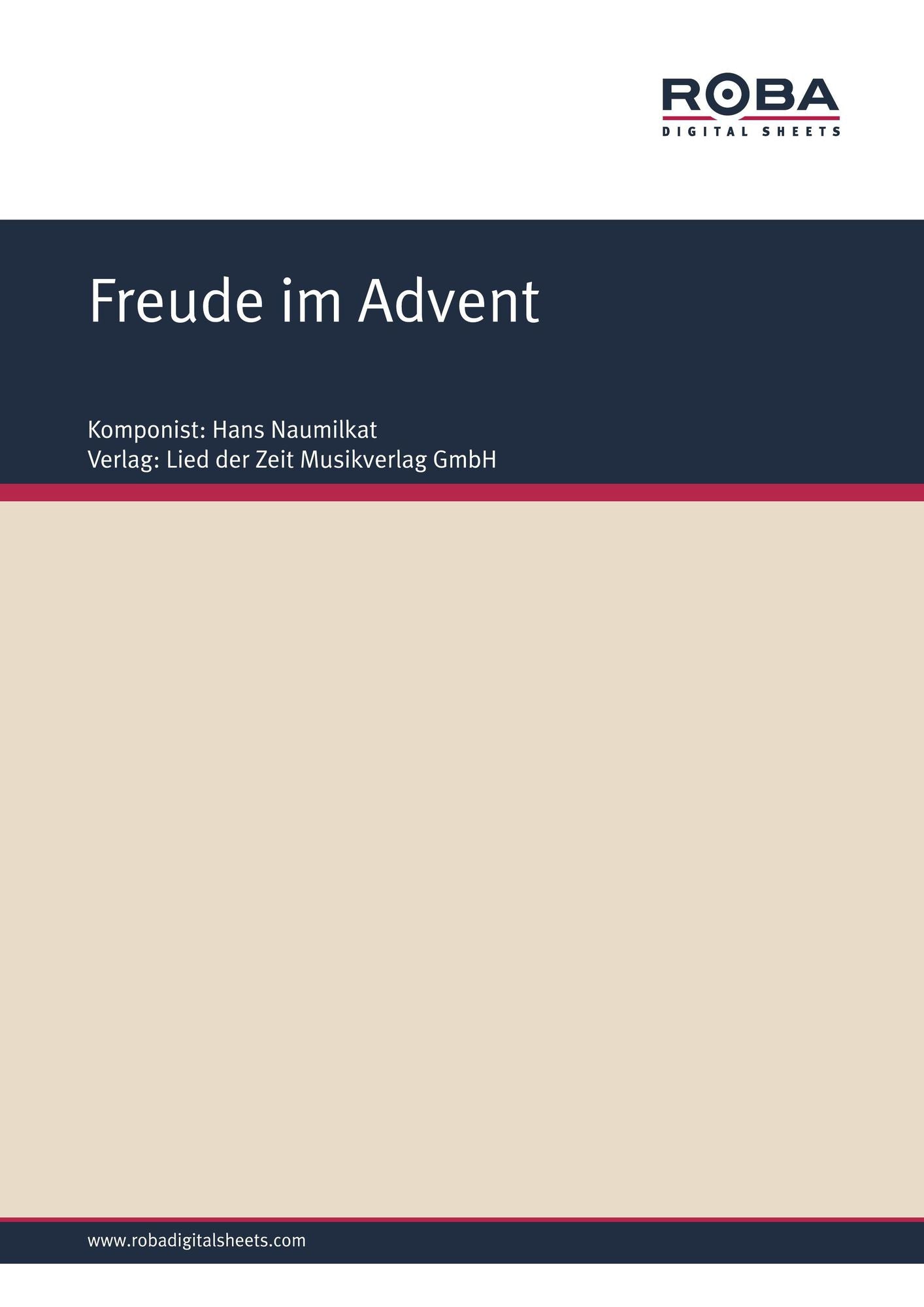 Freude im Advent : Single Songbook