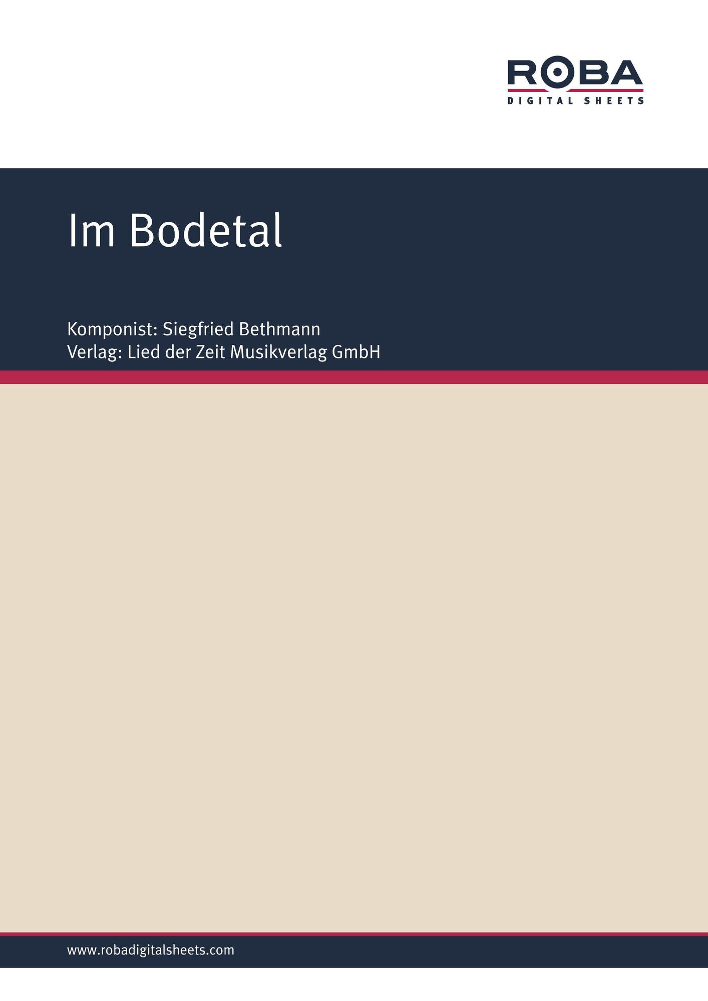 Im Bodetal : Walzer