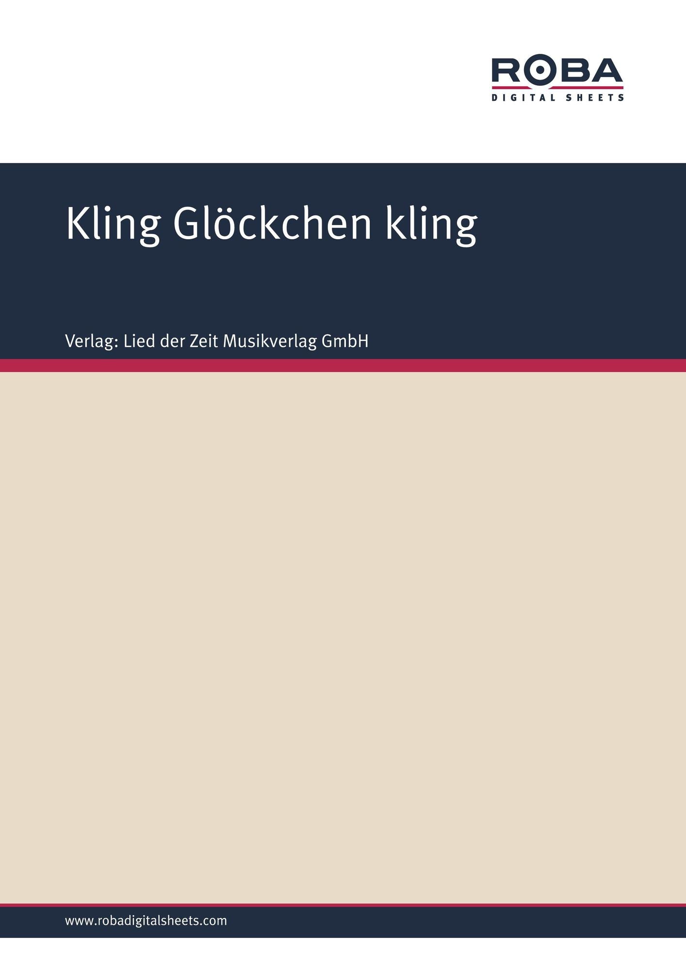 Kling Glöckchen kling : Single Songbook