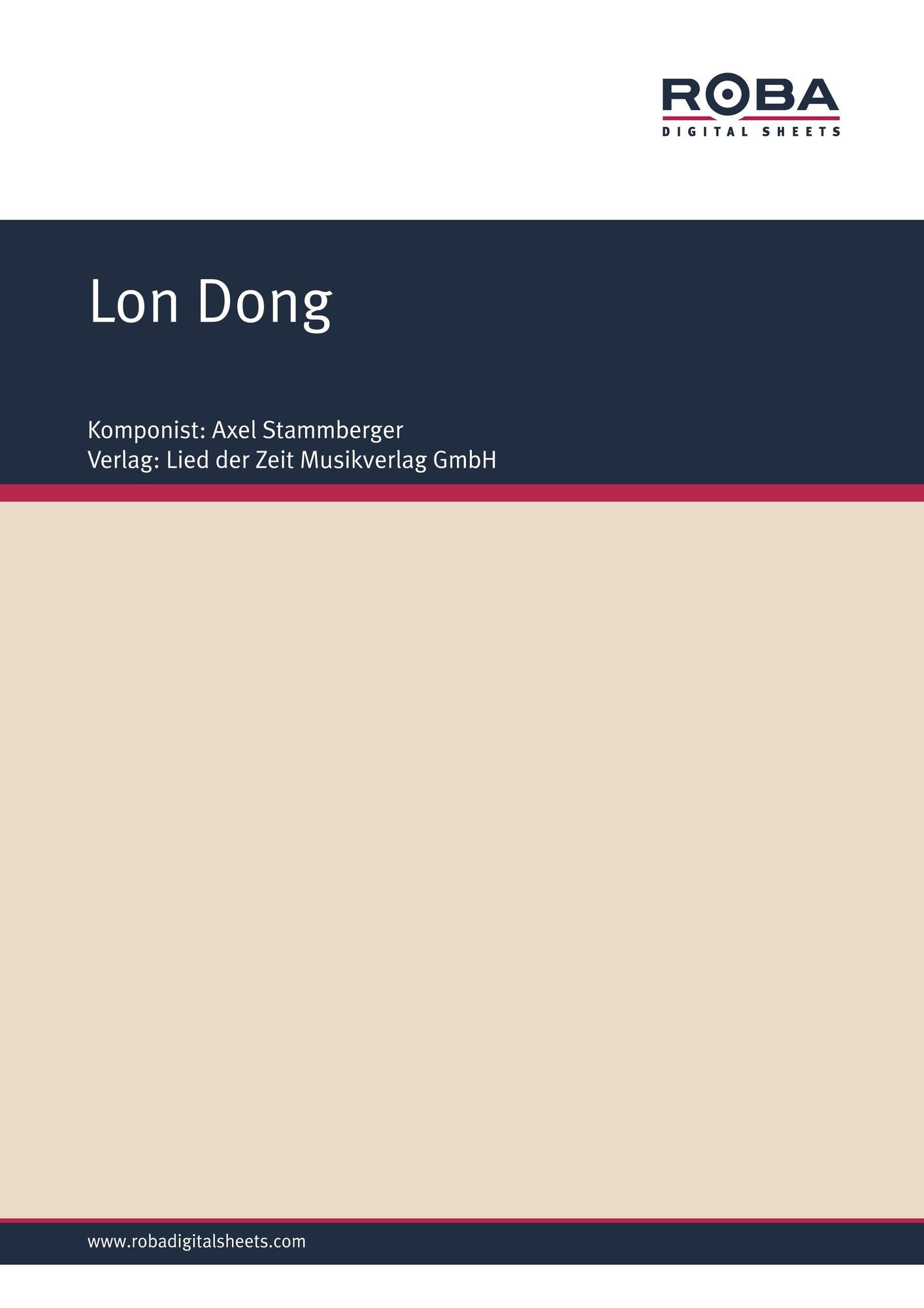 Lon Dong: sheet music for jazzpiano