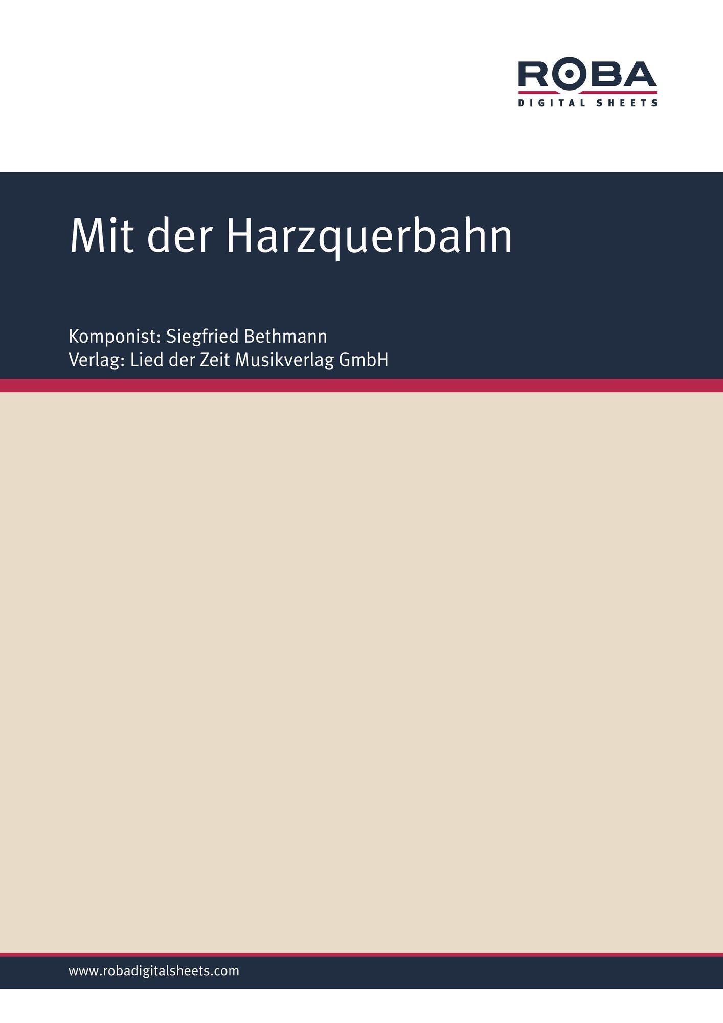 Mit der Harzquerbahn : Polka