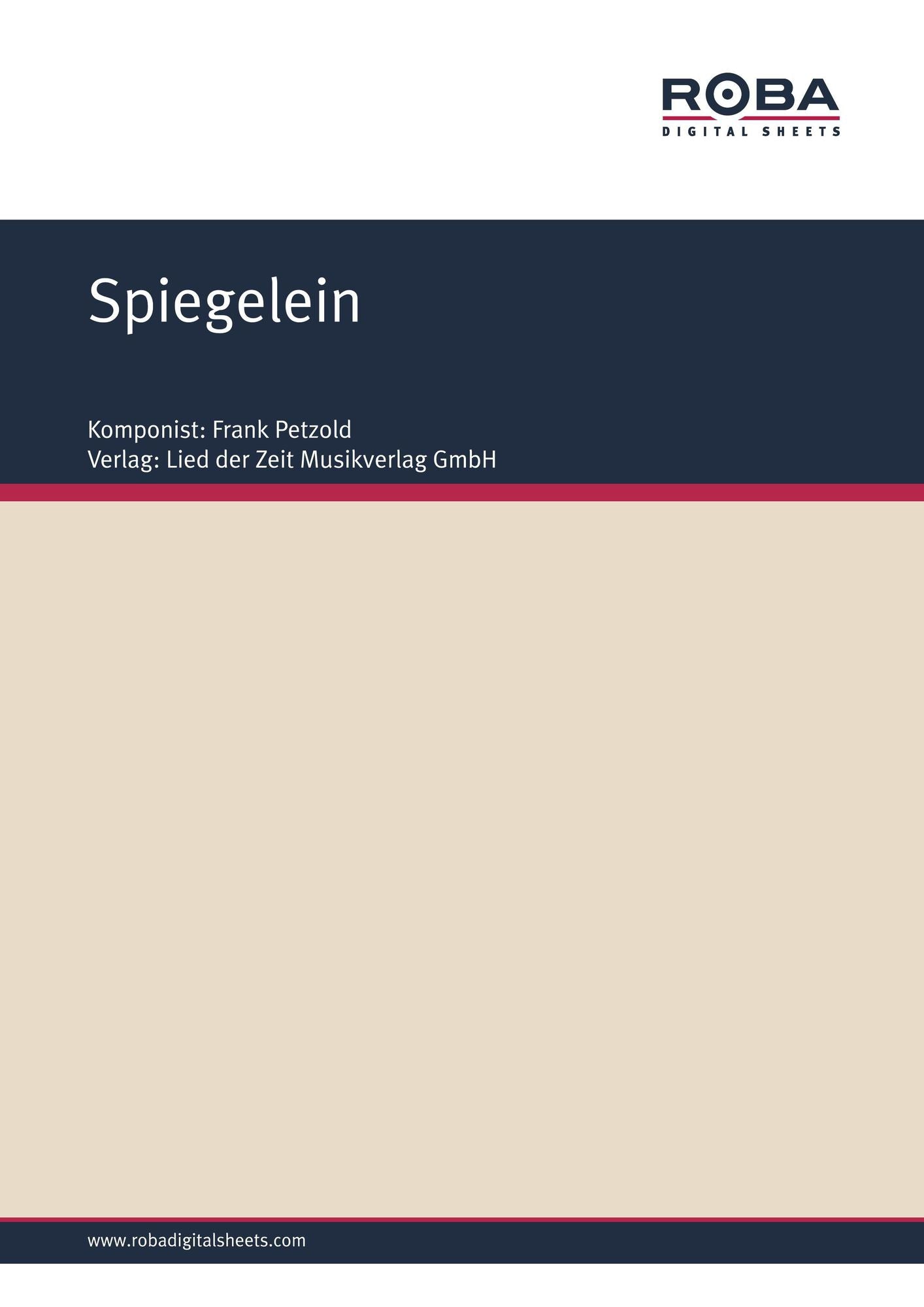 Spiegelein : Single Songbook