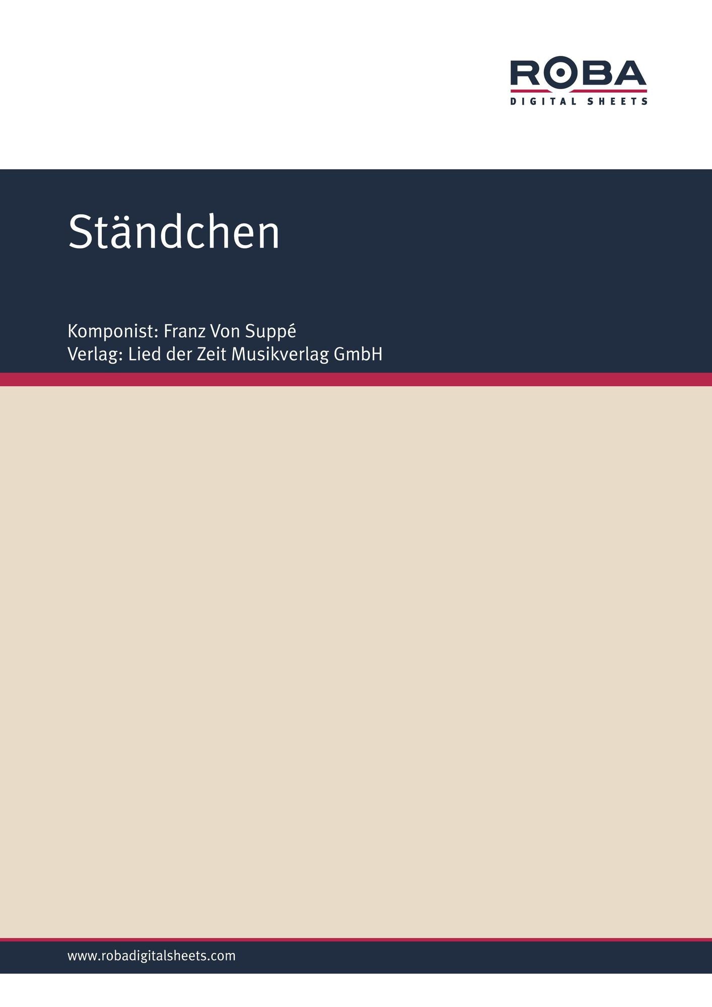 Ständchen : (Holde Schöne) aus ,,Boccaccio"