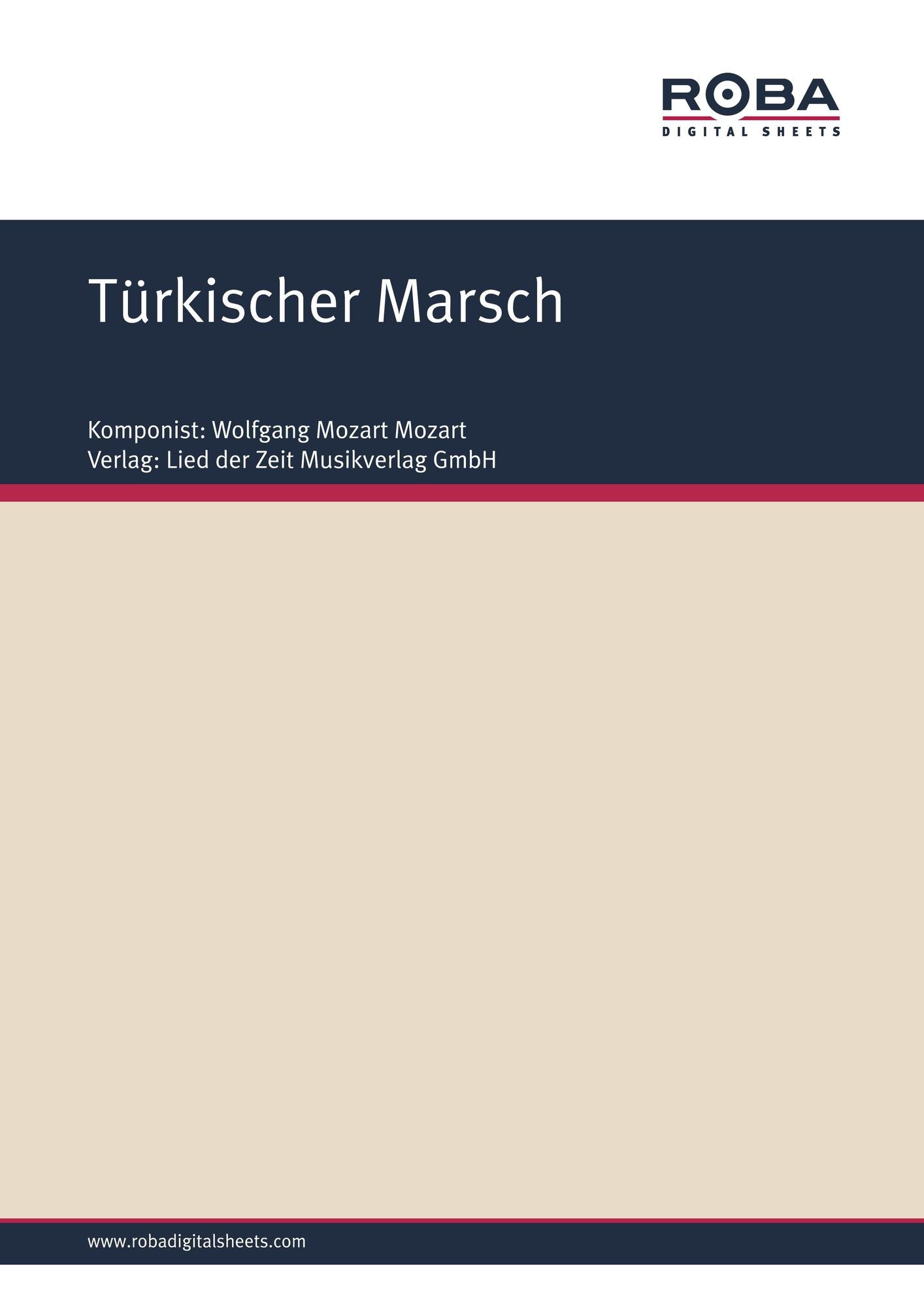 Türkischer Marsch : Rondo alla Turca