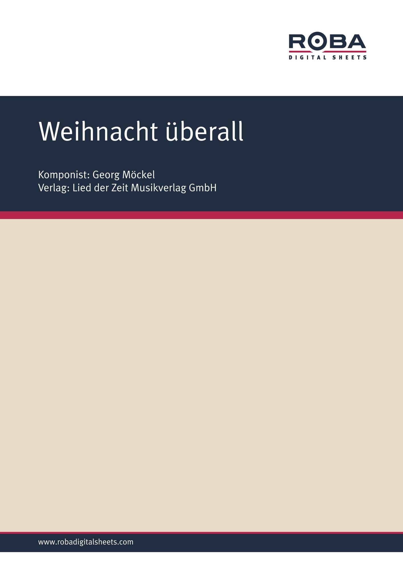 Weihnacht überall : Single Songbook