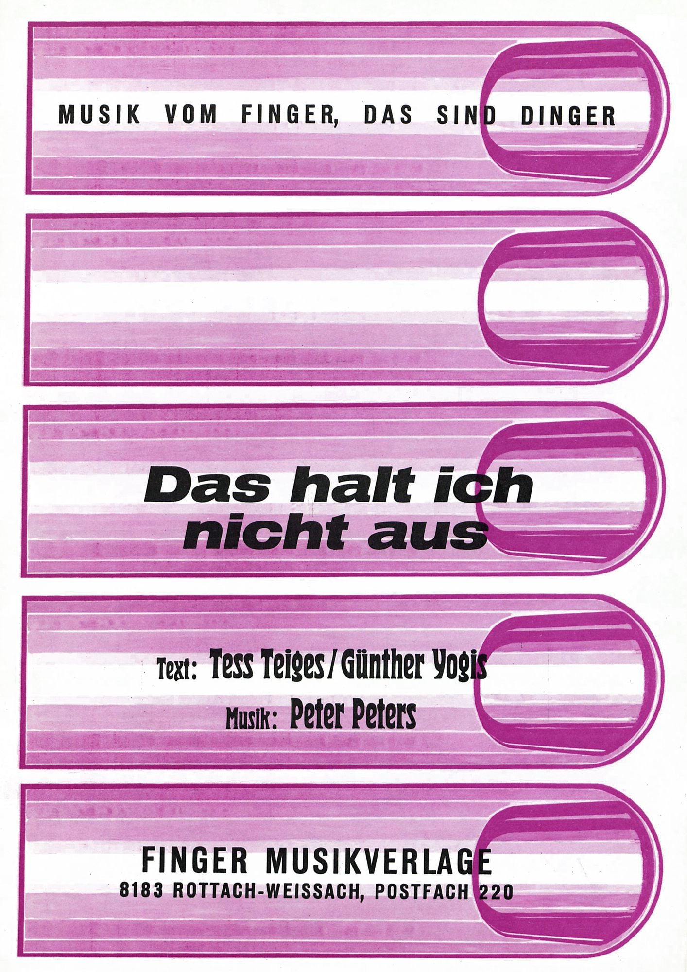 Das halt ich nicht aus: Notenausgabe