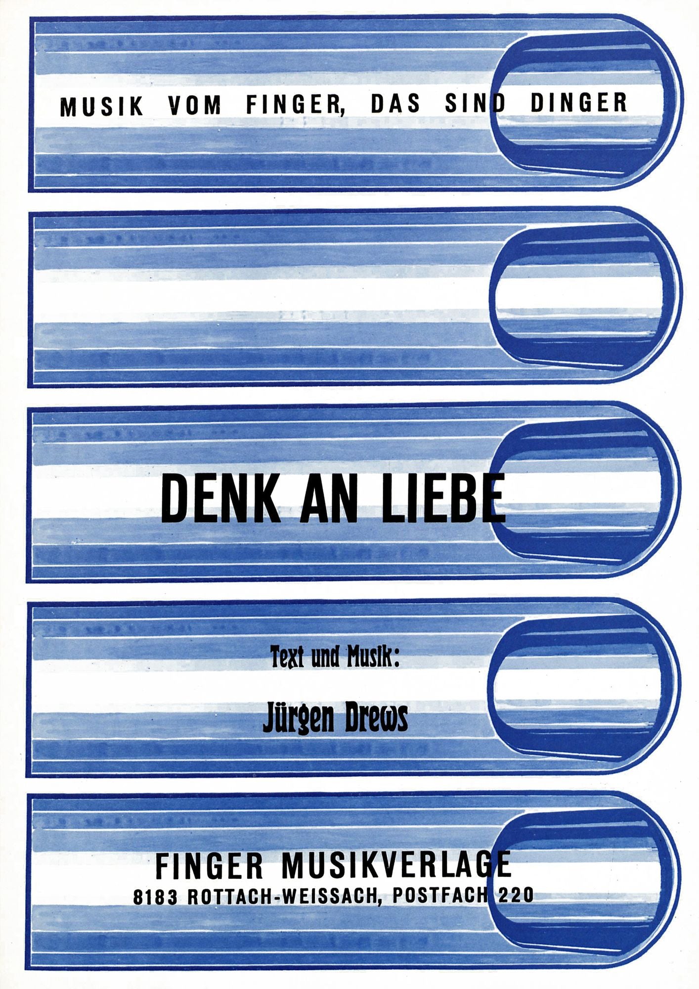 Denk an Liebe: Notenausgabe