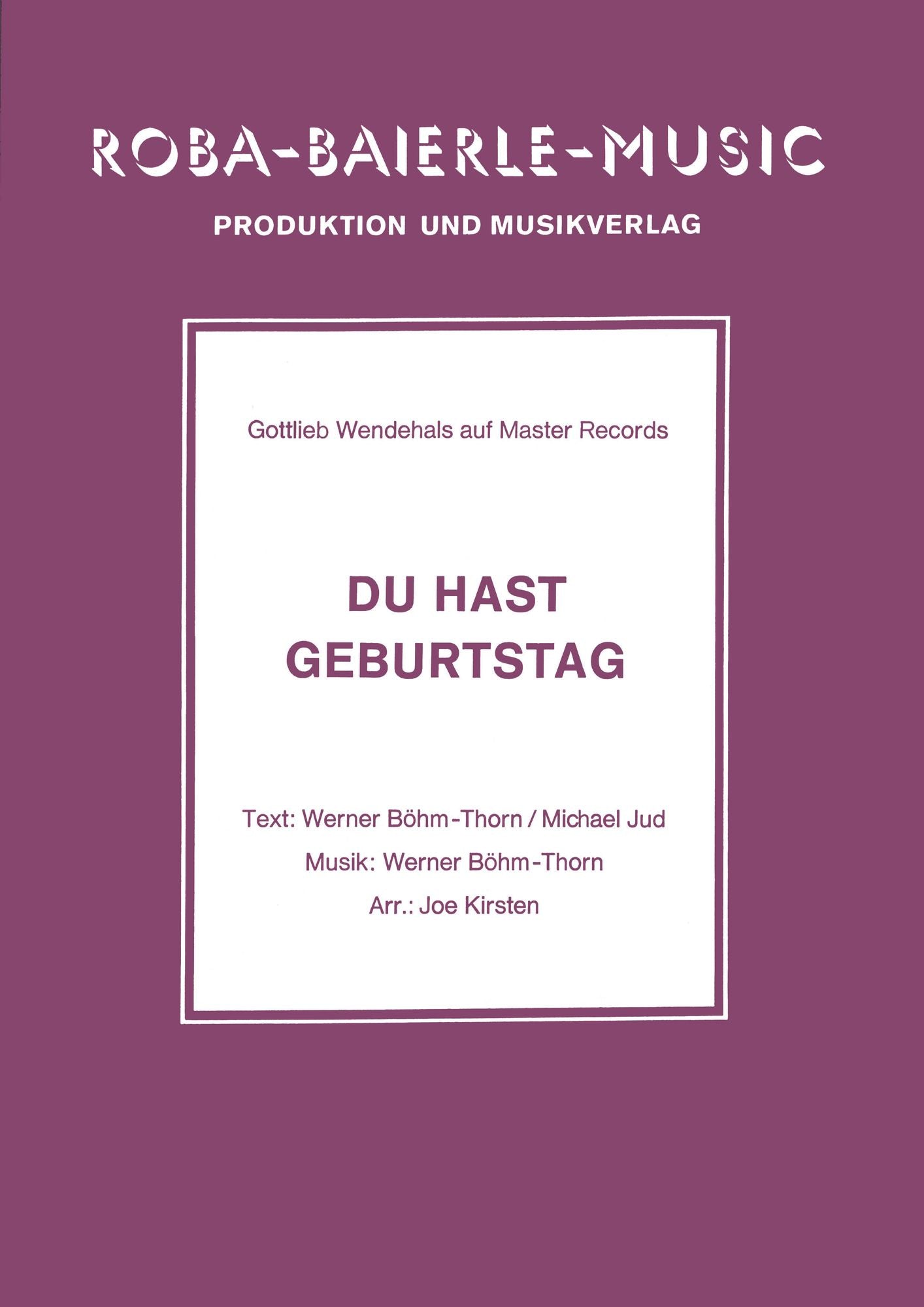 Du hast Geburtstag